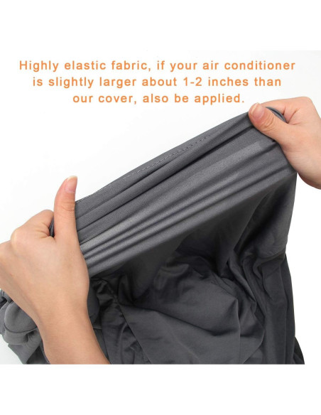 Funda de Aire Acondicionado Portátil Luxiv Gris 40 x 46 x 75 cm Funda de Aire Acondicionado Portátil Luxiv Gris 40 x 46 x 75 cm