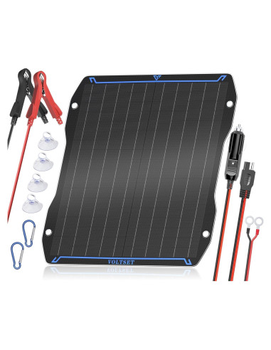 Cargador Solar 20W Voltset 12V Flexible Impermeable