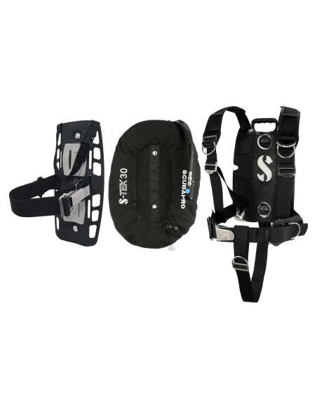 Sistema SCUBAPRO S-Tek Pro Buceo Técnico Ala Donut 30 lbs Sistema SCUBAPRO S-Tek Pro Buceo Técnico Ala Donut 30 lbs