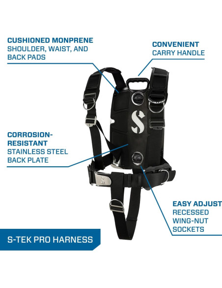Sistema SCUBAPRO S-Tek Pro Buceo Técnico Ala Donut 30 lbs Sistema SCUBAPRO S-Tek Pro Buceo Técnico Ala Donut 30 lbs