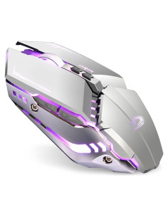 TENMOS T12 Ratón Gaming Inalámbrico Recargable 2400 DPI