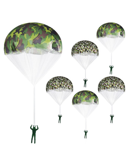 Juguetes Paracaídas Aoriher 12 Pcs para Niños al Aire Libre Juguetes Paracaídas Aoriher 12 Pcs para Niños al Aire Libre