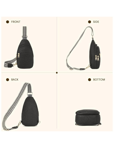 Bolsa Cruzada Telena para Mujeres con Correa Ajustable Bolsa Cruzada Telena para Mujeres con Correa Ajustable