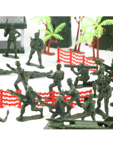 Conjunto de Soldados 3 Nutrias 307PCS Juguete Militar