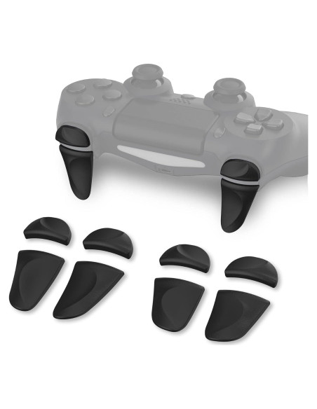 Extensores de Gatillo PlayVital para Controlador PS4 - Negro Extensores de Gatillo PlayVital para Controlador PS4 - Negro