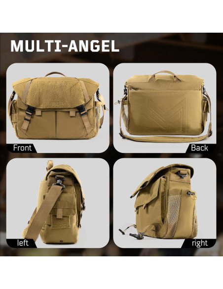 Bolsa Mensajera Táctica Unisex 1TG - Resistente al Agua 36.9x12.5x26cm Bolsa Mensajera Táctica Unisex 1TG - Resistente al Agua 36.9x12.5x26cm