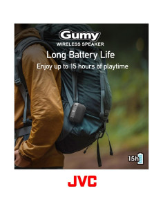 Altavoz Inalámbrico JVC Gumy Bluetooth 5.3, 15 Horas, Azul 2
