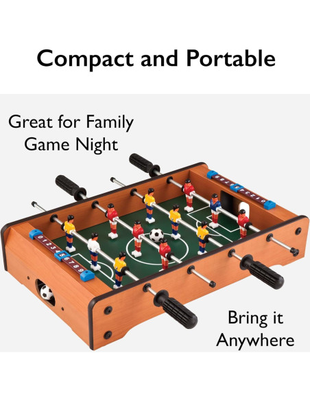 Juego de Futbolín de Mesa Mainstreet Classics 50.8 cm Marrón Juego de Futbolín de Mesa Mainstreet Classics 50.8 cm Marrón