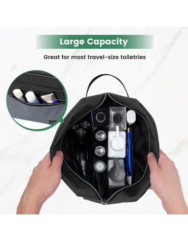 Bolsa de Aseo de Viaje Carbrea Mediana Negra