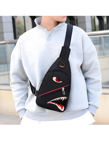 Bolso Cruzado Casual Unisex para Hombro 26x17 cm