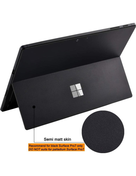Pegatina Skin para Surface Pro 7 XISICIAO 12.3" Negro Mate Pegatina Skin para Surface Pro 7 XISICIAO 12.3" Negro Mate