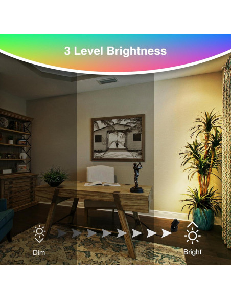Luces Spot LED RGBW URTOM 6W Control Remoto 16 Colores Luces Spot LED RGBW URTOM 6W Control Remoto 16 Colores
