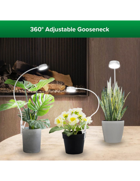 Luces de Crecimiento SANSI LED 5W con Clip 2-Pack Luces de Crecimiento SANSI LED 5W con Clip 2-Pack