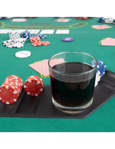 Mesa de Póker Plegable Trademark Poker 121,9 cm 8 Jugadores Mesa de Póker Plegable Trademark Poker 121,9 cm 8 Jugadores