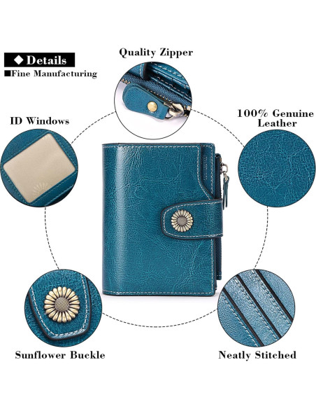 Billetera FALAN MULE de Cuero Compacta con Bloqueo RFID Billetera FALAN MULE de Cuero Compacta con Bloqueo RFID