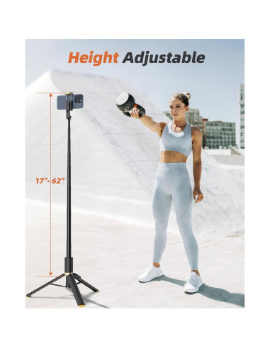 Trípode Vimose para Teléfono 157 cm con Control Remoto