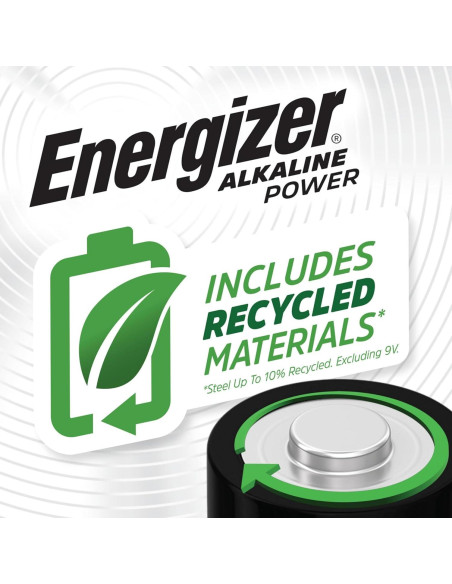 Baterías Alcalinas Energizer D 12 Pzs Larga Duración Baterías Alcalinas Energizer D 12 Pzs Larga Duración