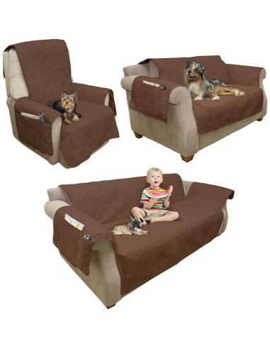 Funda de Sofá Impermeable PETMAKER para Mascotas 3 Cojines