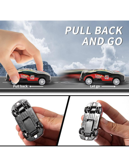 Paquete de 28 coches de retroceso Benzem 6.86 cm para niños Paquete de 28 coches de retroceso Benzem 6.86 cm para niños