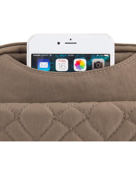 Bolso Antirrobo Travelon Pouch Sable 17.8x21.6cm Bolso Antirrobo Travelon Pouch Sable 17.8x21.6cm