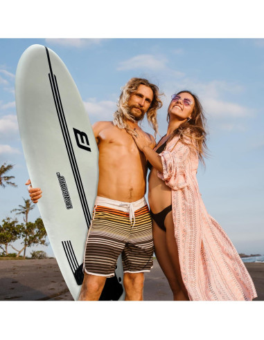 Tabla de Surf EasyGo 6' Softboard Foam con Aletas