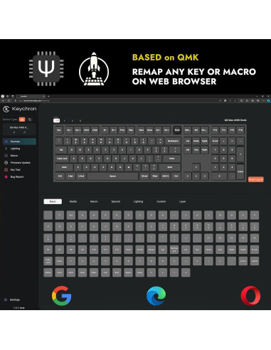 Teclado Mecánico Keychron Q6 Max Inalámbrico RGB 2.85kg