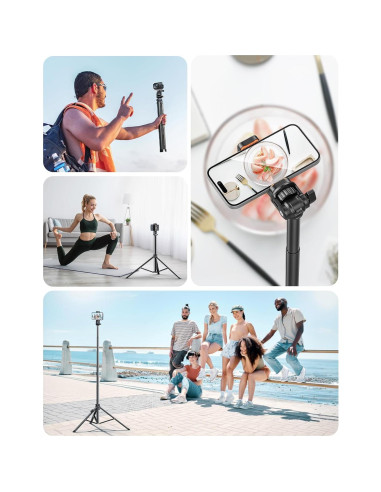 Trípode YUMAZLA 1.8m para iPhone con control remoto