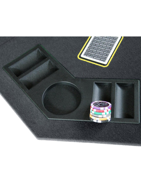 Mesa de Póker Plegable INO Design Octagonal 121,9 cm 8 Jugadores Mesa de Póker Plegable INO Design Octagonal 121,9 cm 8 Jugadores