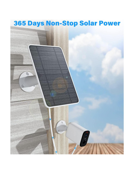 Panel Solar FOHOA 4W para Cámaras Arlo Pro 4 y 3 Panel Solar FOHOA 4W para Cámaras Arlo Pro 4 y 3