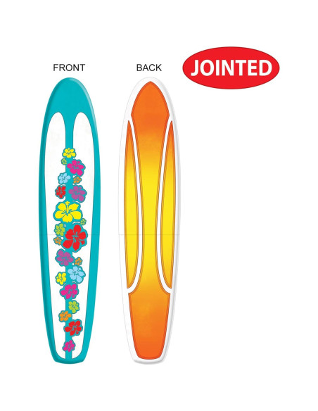 Paquete de 2 Tablas de Surf Beistle 152 cm Decorativas Paquete de 2 Tablas de Surf Beistle 152 cm Decorativas