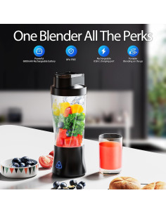 Licuadora Portátil KPMARE HD-10 710ml Recargable USB-C 2