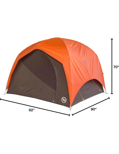 Tienda de Camping Big Agnes Gran Casa 4 Personas Impermeable