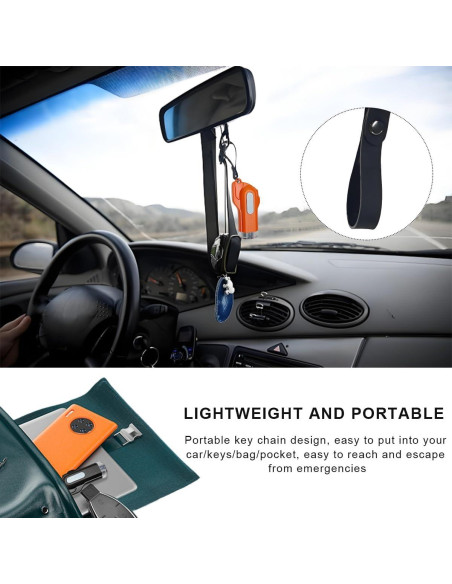 Rompe Ventanas de Coche Wevdn con Cuchilla de Acero Inoxidable Rompe Ventanas de Coche Wevdn con Cuchilla de Acero Inoxidable