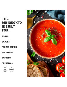 Licuadora Waring MX1050XTX 3.5 HP 64 oz (1.89 L) Teclado 2