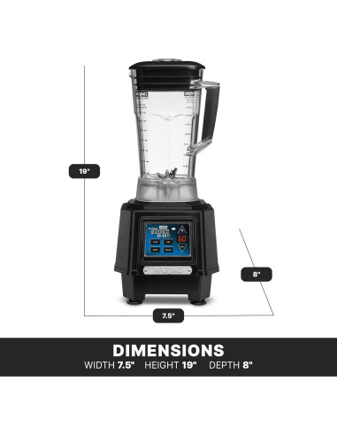 Licuadora Waring TBB160P6 2HP 64oz con Temporizador