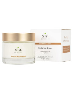 Crema Restauradora Facial Sia Botanics 65g - Hidratante Natural