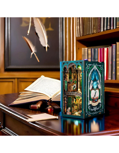 Kit de Book Nook Fsolis Miniatura DIY Oscuridad 18x11x23cm Kit de Book Nook Fsolis Miniatura DIY Oscuridad 18x11x23cm