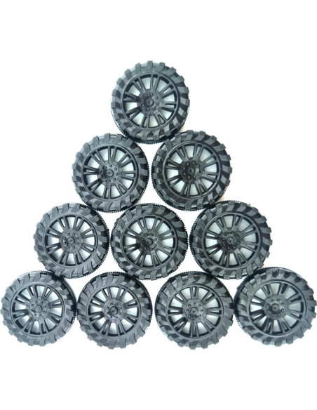 EUDAX 300 Ruedas de Plástico 30mm y 150 Ejes STEM 2mm EUDAX 300 Ruedas de Plástico 30mm y 150 Ejes STEM 2mm