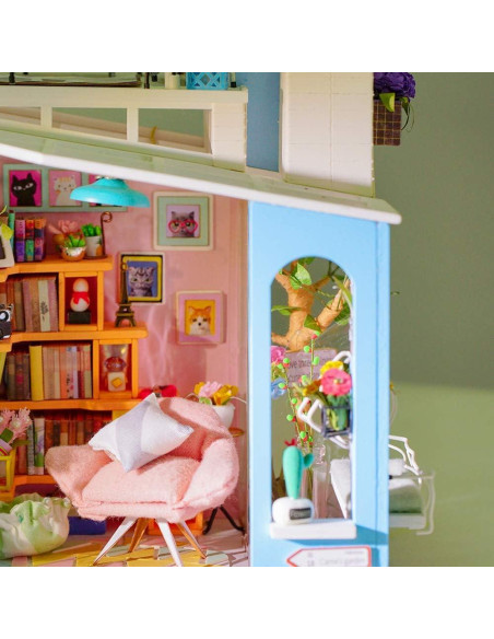 Kit Casa de Muñecas Miniatura ROLIFE DG12 con Luz LED Kit Casa de Muñecas Miniatura ROLIFE DG12 con Luz LED