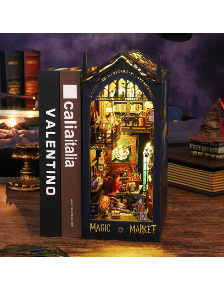 Kit de Miniaturas ISSEVE Rincón de Libros DIY con Luz Kit de Miniaturas ISSEVE Rincón de Libros DIY con Luz
