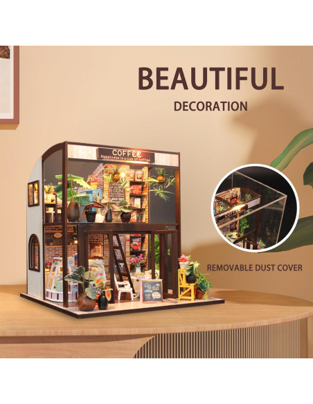 Casa de Muñecas Miniatura Flever DIY con Muebles 20x19x17cm Casa de Muñecas Miniatura Flever DIY con Muebles 20x19x17cm