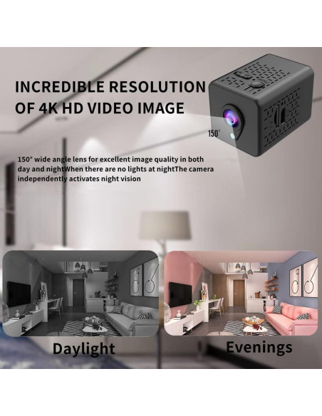 Cámara Espía WiFi COCBTKQ Mini 1080p con Visión Nocturna Cámara Espía WiFi COCBTKQ Mini 1080p con Visión Nocturna