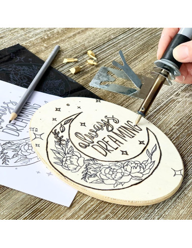 Kit de Quemado de Madera ArtSkills 48 Piezas para Principiantes