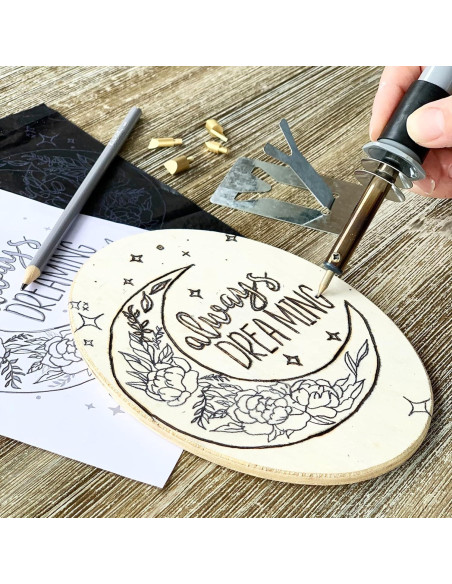 Kit de Quemado de Madera ArtSkills 48 Piezas para Principiantes Kit de Quemado de Madera ArtSkills 48 Piezas para Principiantes