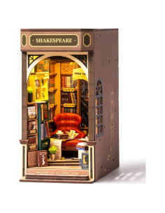 Rolife Kit DIY Nook de Libros 3D con Luces LED 19.8x11.4 cm