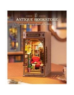 Rolife Kit DIY Nook de Libros 3D con Luces LED 19.8x11.4 cm 2