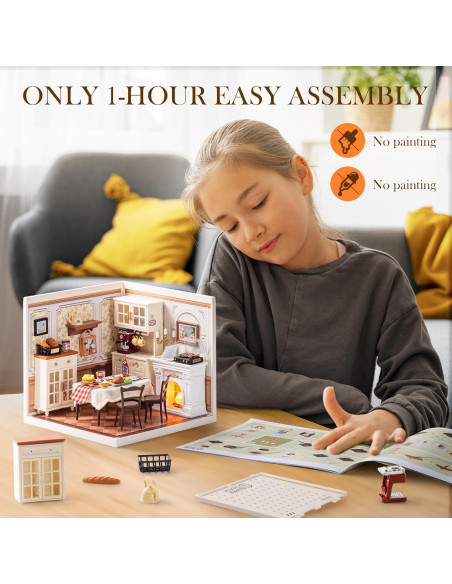 ROBOTIME Set de Construcción Mini Casa Comedor Cálido ROBOTIME Set de Construcción Mini Casa Comedor Cálido