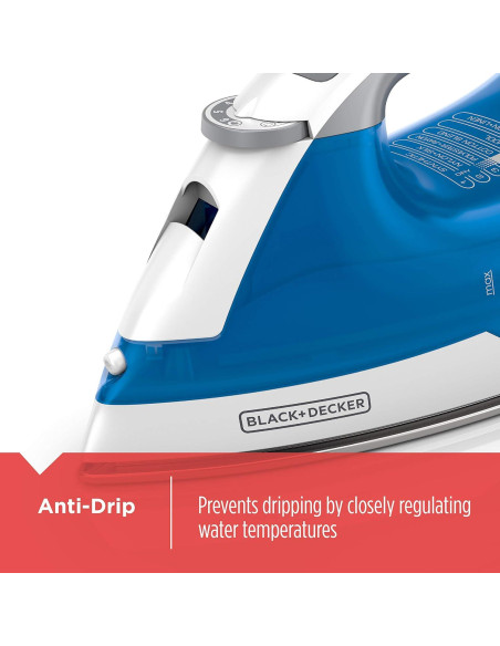 Plancha de Vapor Vertical BLACK+DECKER IR03V Azul 0.79kg Plancha de Vapor Vertical BLACK+DECKER IR03V Azul 0.79kg