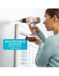 Taladro Inalámbrico BLACK+DECKER 20V MAX con 42 Piezas 2