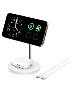 Soporte de Carga Inalámbrico Anker MagGo 15W para iPhone 16